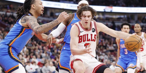 麦凯恩20分杰林17+16+6 残阵雷霆力克公牛迎3连胜