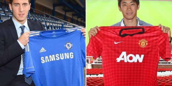 13年后蓝军遭指控！曼联拒付100万回扣签阿扎尔,1200万买香川真司